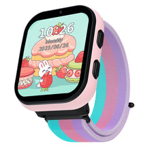 Load image into Gallery viewer, Smart Watch for Kids, 4G Kids Smartwatch Phone Touch Screen, Educational Games Pedometer Fitness Alarm Calculator Clock Camera Music Player, Suitable for Children Aged 4-10 Years Old,Pink