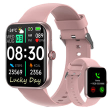 Load image into Gallery viewer, Smart Fitness Tracker Watch for Adults Sport Smartwatch with Heart Rate Blood Oxygen 37 Exercise Modes Step Counter Phone Calls Siri Recall App Notifications Music Sleep Monitoring for men women