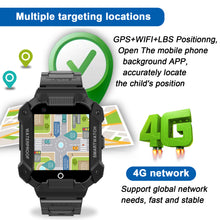 Load image into Gallery viewer, PTHTECHUS S07 Kids Smartwatch 4G with Phone GPS SOS Black