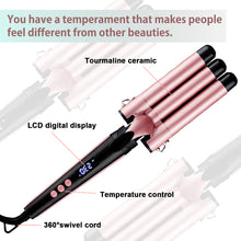 Load image into Gallery viewer, CI01 5 in 1 Curling Irons Set 0.35-1.25 Inch Auto Hair Curler Set