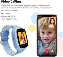 Load image into Gallery viewer, PTHTECHUS T30 Kids Smartwatch 4G with Phone GPS SOS Blue