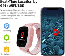 Load image into Gallery viewer, PTHTECHUS T30 Kids Smartwatch 4G with Phone GPS SOS Pink